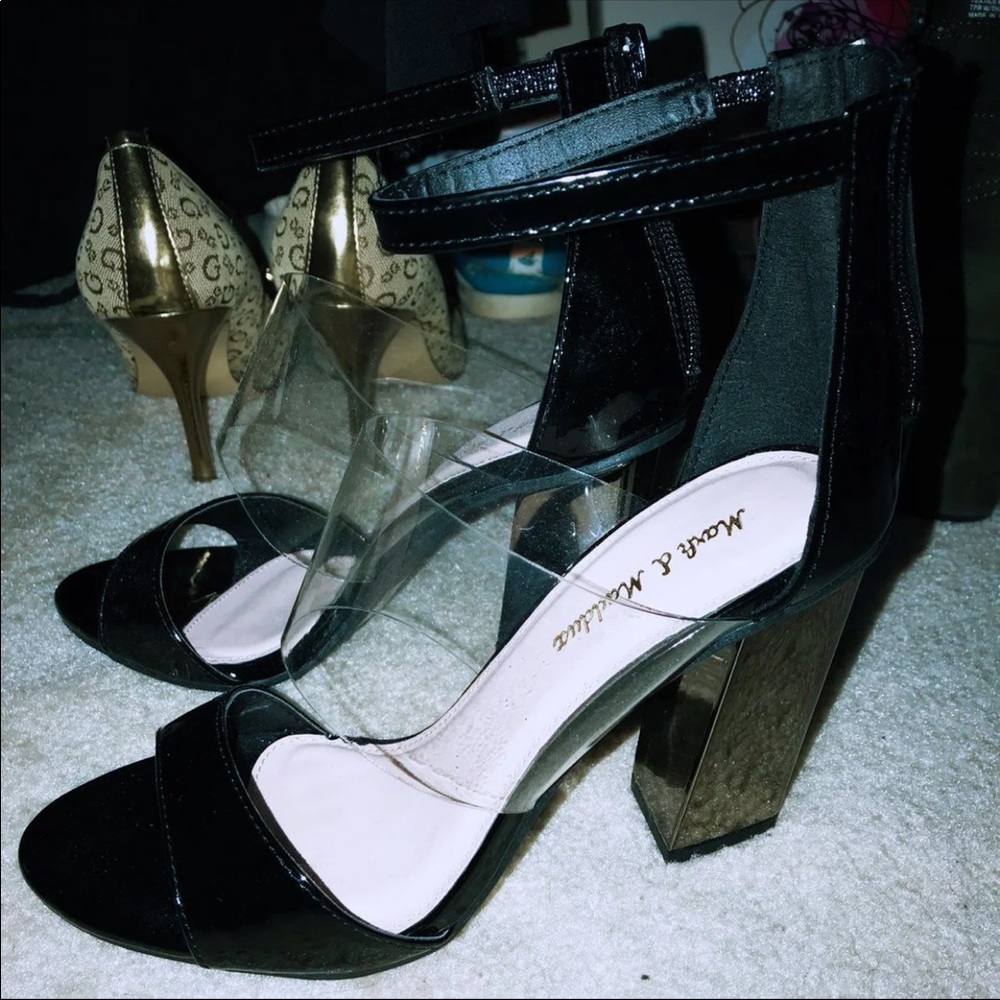 Mark And Maddux Chunky Heel - Size 7.5
